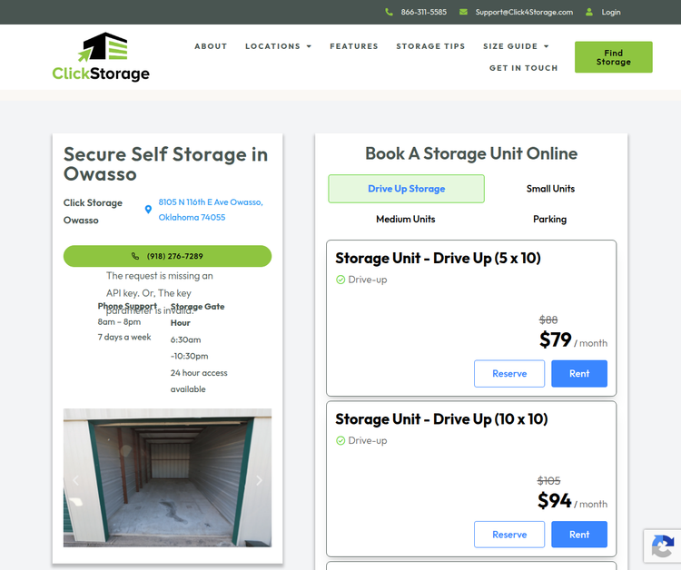 Secure Self Storage in Owasso